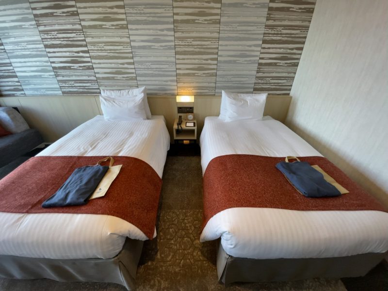 ホテルエミオン京都のベッド