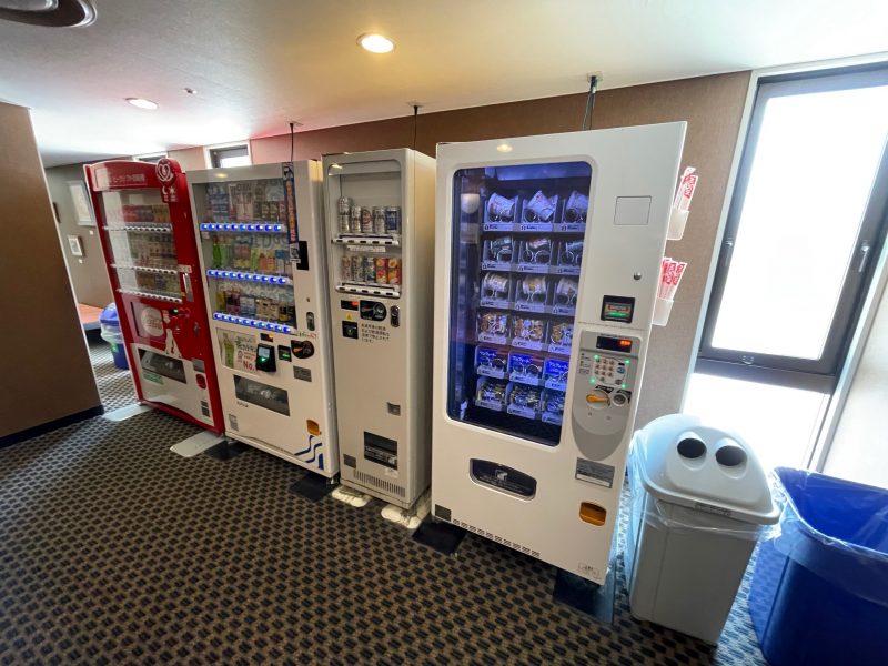 ホテル長良川の郷の自動販売機