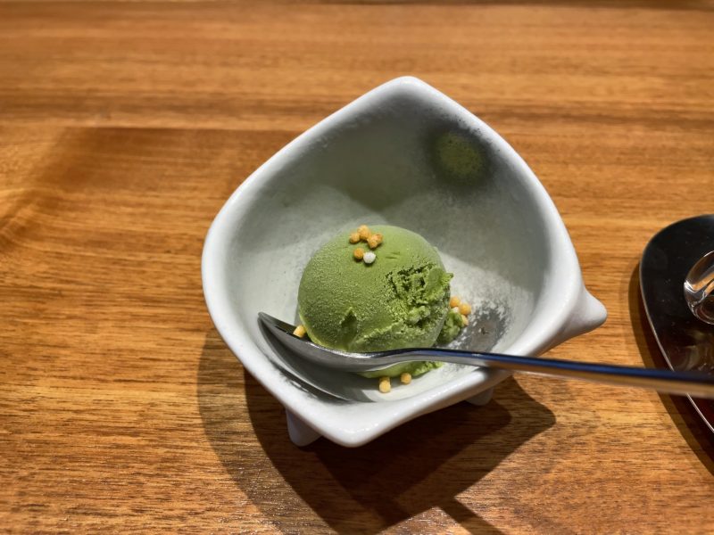 Nazuna京都御所の玄米茶アイス