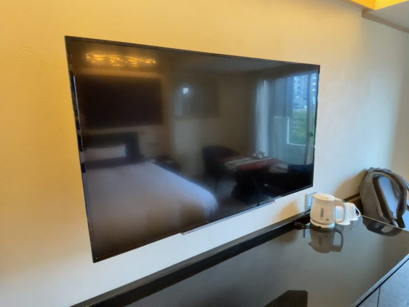 ホテルアルザ京都のテレビ