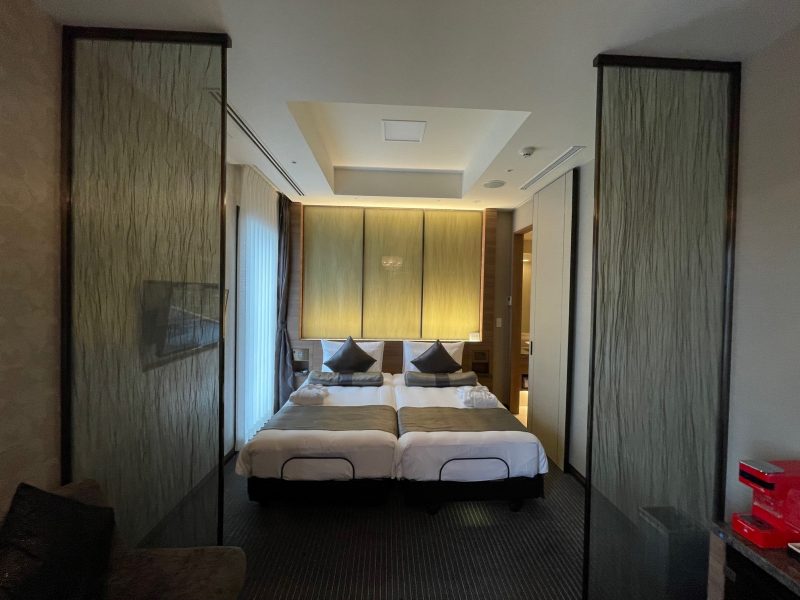 ストリングスホテル名古屋の寝室