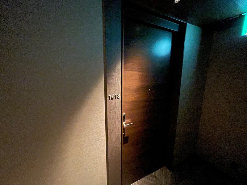 ホテルフォルツァ名古屋栄の客室扉
