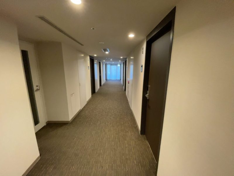 リッチモンドホテル名古屋新幹線口の客室廊下2