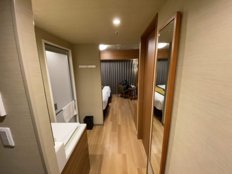 リッチモンドホテル名古屋新幹線口の客室入口付近