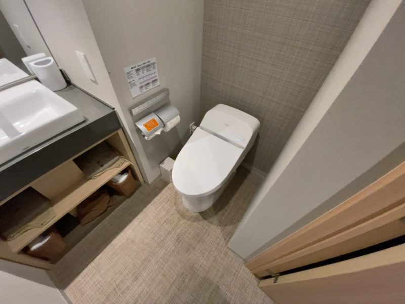 西鉄ホテルクルーム名古屋のトイレ