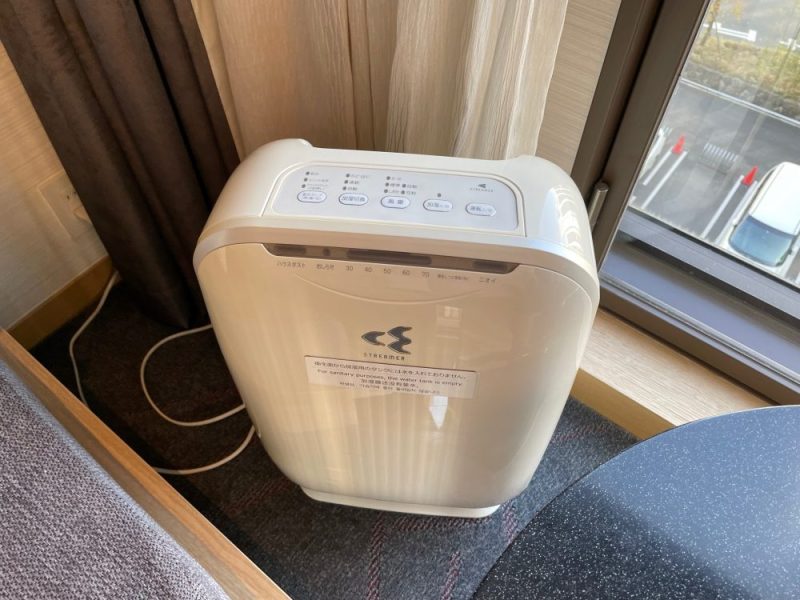 リーガロイヤルホテル京都の空気清浄機