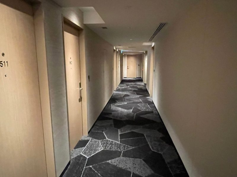 ザロイヤルパークホテル京都梅小路の客室廊下2