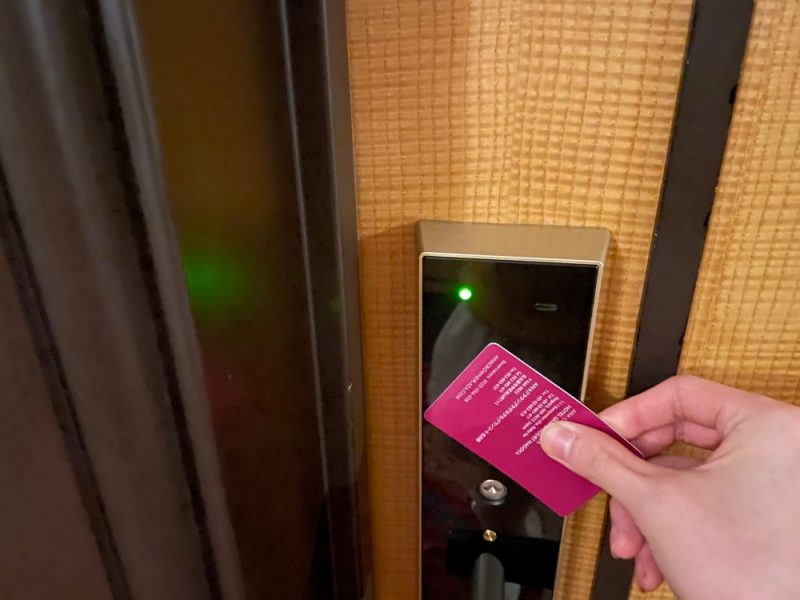 ANAクラウンプラザホテルグランコート名古屋の客室解錠方法