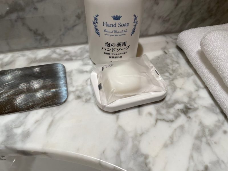 ANAクラウンプラザホテルグランコート名古屋の固形石鹸1