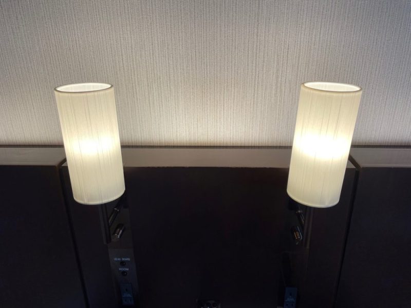 ANAクラウンプラザホテルグランコート名古屋の読書灯