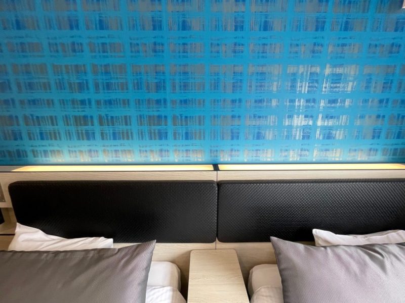 グリーンリッチホテル名古屋錦のベッドフレーム照明