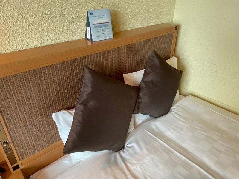 ホテル名古屋ガーデンパレスの枕