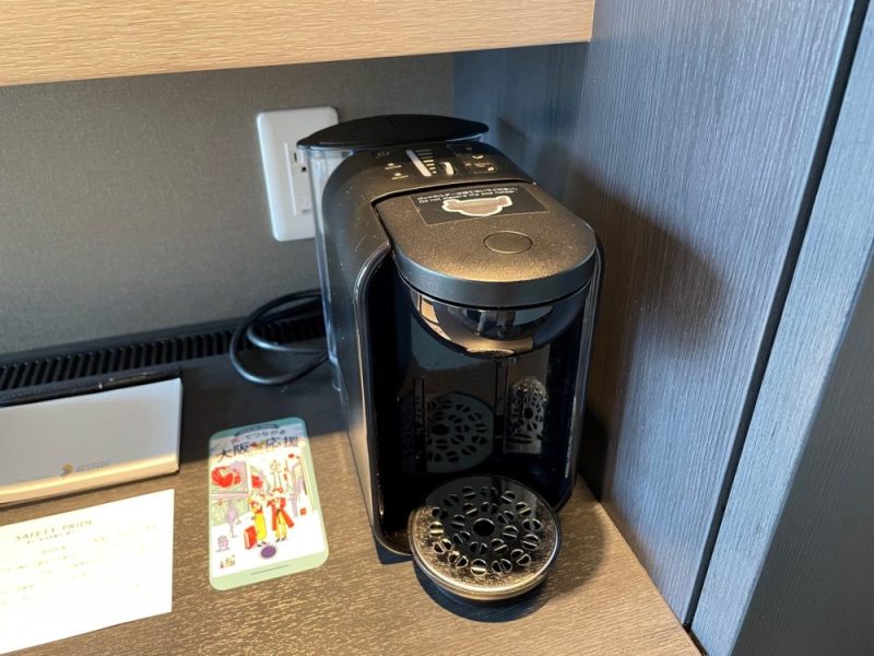 ホテル阪急レスパイア大阪のコーヒーマシン
