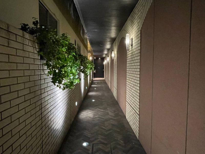 ホテルウィングインターナショナルセレクト名古屋栄の通路