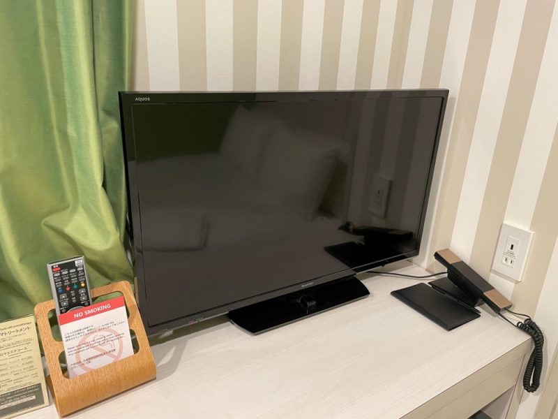 ホテルウィングインターナショナルセレクト名古屋栄のテレビ